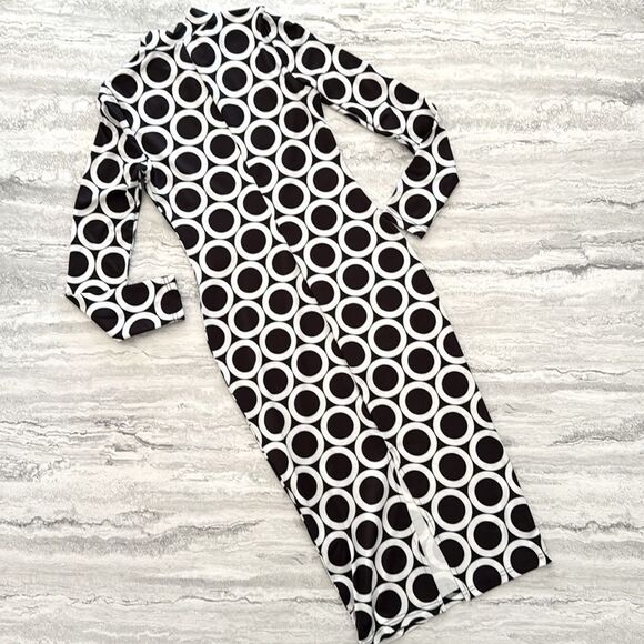 SHEIN Abstract Midi Dress - Picture 2 of 3